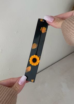 Marque page Black Blossom 🌻🥀