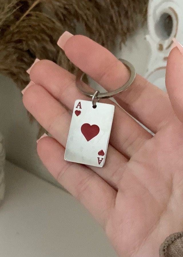 Porte clé L’As de coeur ♥️