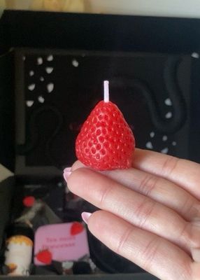 Bougie fraise 🍓 🐍