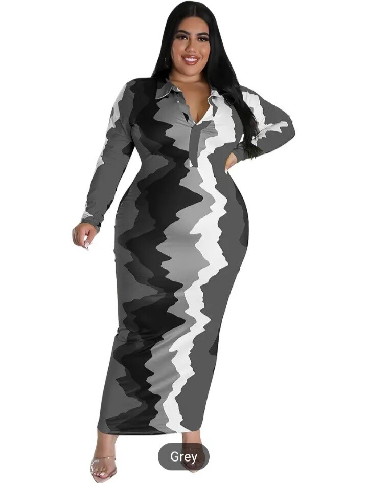 Tri Color Dress