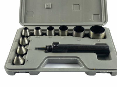 10 Piece Hollow Punch Set Wad Punch