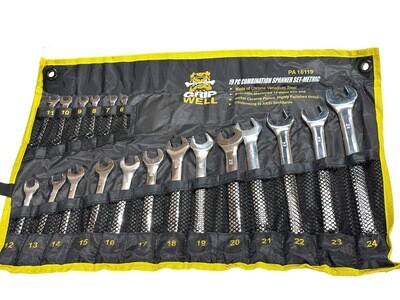 19 Piece Metric Spanner Set