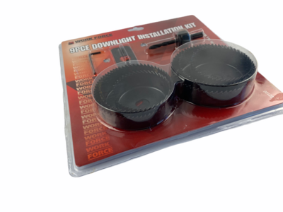 9 Piece Downlight Hole Saw Kit