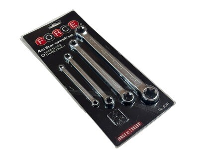 RING SPANNER SET 4PC STAR METRIC