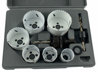 9 Piece Hole Saw Set