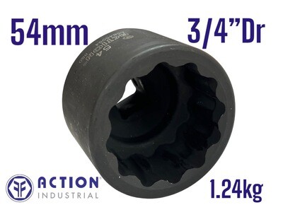 3/4”Dr x 54mm 12 Point Socket