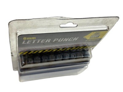6mm Letter Stamps Punch