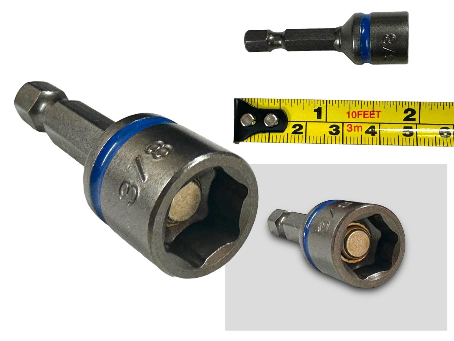 3/8&quot; x 45mm Nut Driver Mgnetic Impact