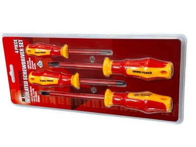 4 Piece Insulated Screwdriver Set