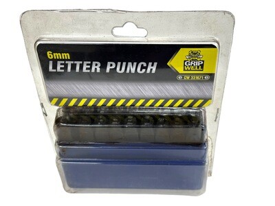 6mm Letter Stamps Punch