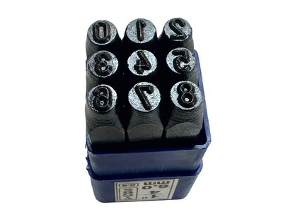 6mm Number Stamps
