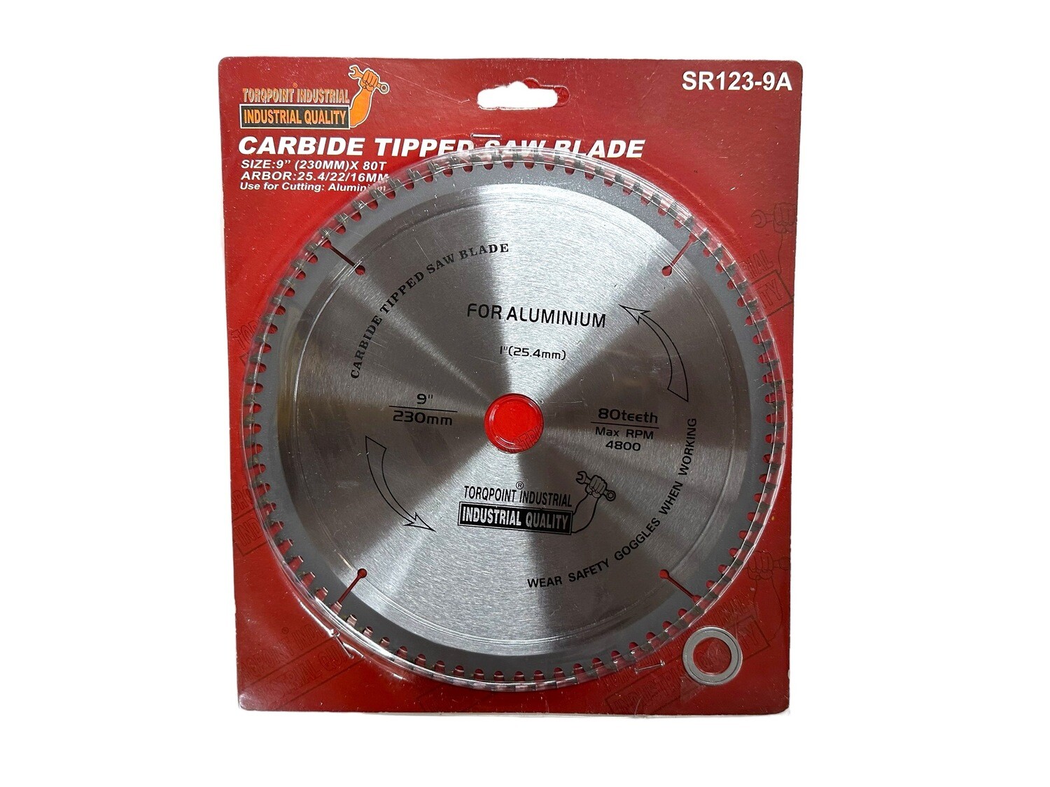 9” (230mm) 80 Teeth Aluminium Carbide Tipped Saw Blade Cutting