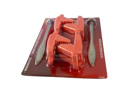 6 Piece Brick Layers Line Block and Pin Set