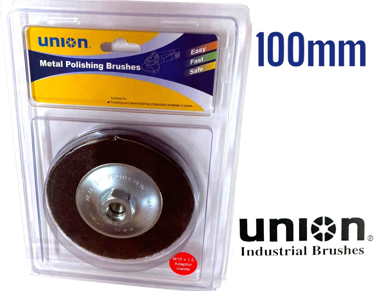 Polishing Disk 320G 100mm x M14 x 2.0 w M10 x 1.5 Adapter incl