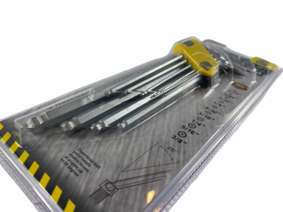 9 Piece Imperial Allen key Set SAE with Ball Point Hex