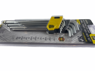 9 Piece Imperial Allen key Set SAE with Ball Point Hex