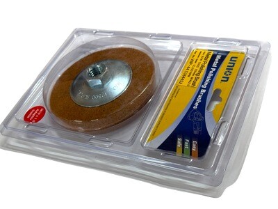 Polishing Disk 100mm 500GR M14 x 2.0 w M10 x 1.5 Adaptor incl