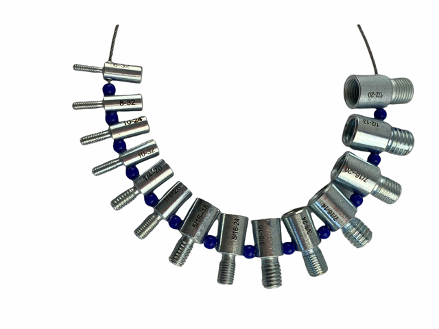 14 Piece Nut and Bolt Checker UNF
