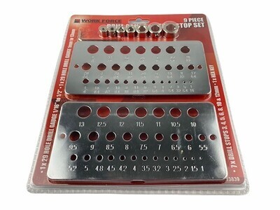 9 Piece Drill Gauge /Depth Stop Set