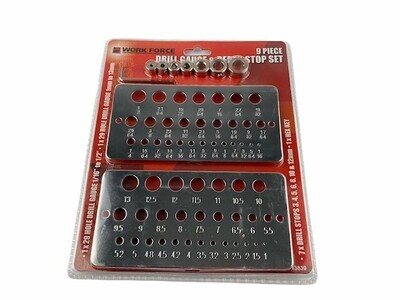9 Piece Drill Gauge /Depth Stop Set