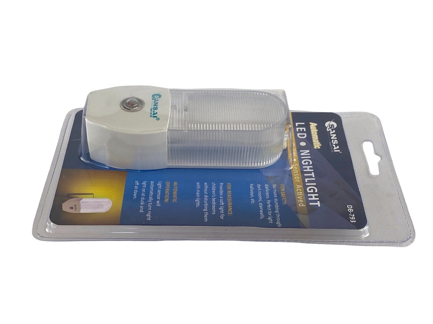 LED Nightlight 240V 0.2W Sensor Activated Hallway Light Bathroom Stairwell