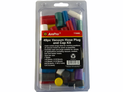 49 Piece Vacuum Hose Plug and Cap Kit