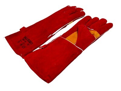 Welding Gloves Red 16&quot; Pair