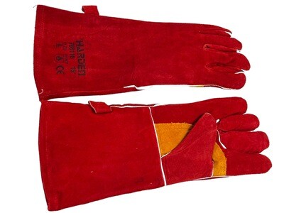 Welding Gloves Red 16" Pair