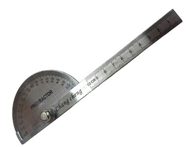 180 Degree Protractor with 10cm Rule