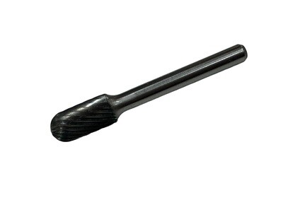 Single Cut Round Nose 10mm x 20mm 6mm Shank Burr