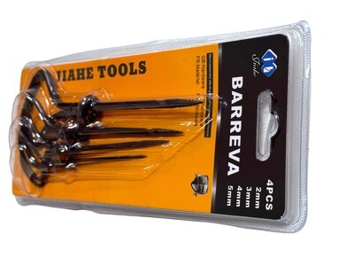 Awl set of 4 Wire Handle Gimlets