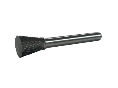 Inverted Cone Carbide Burr 12mm x 13mm 6mm Shank