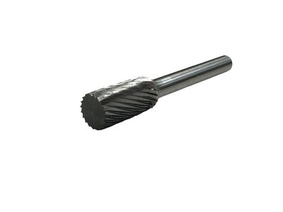 Parallel Flat Top Single Cut Burr 10mm x 20mm 6mm Shank