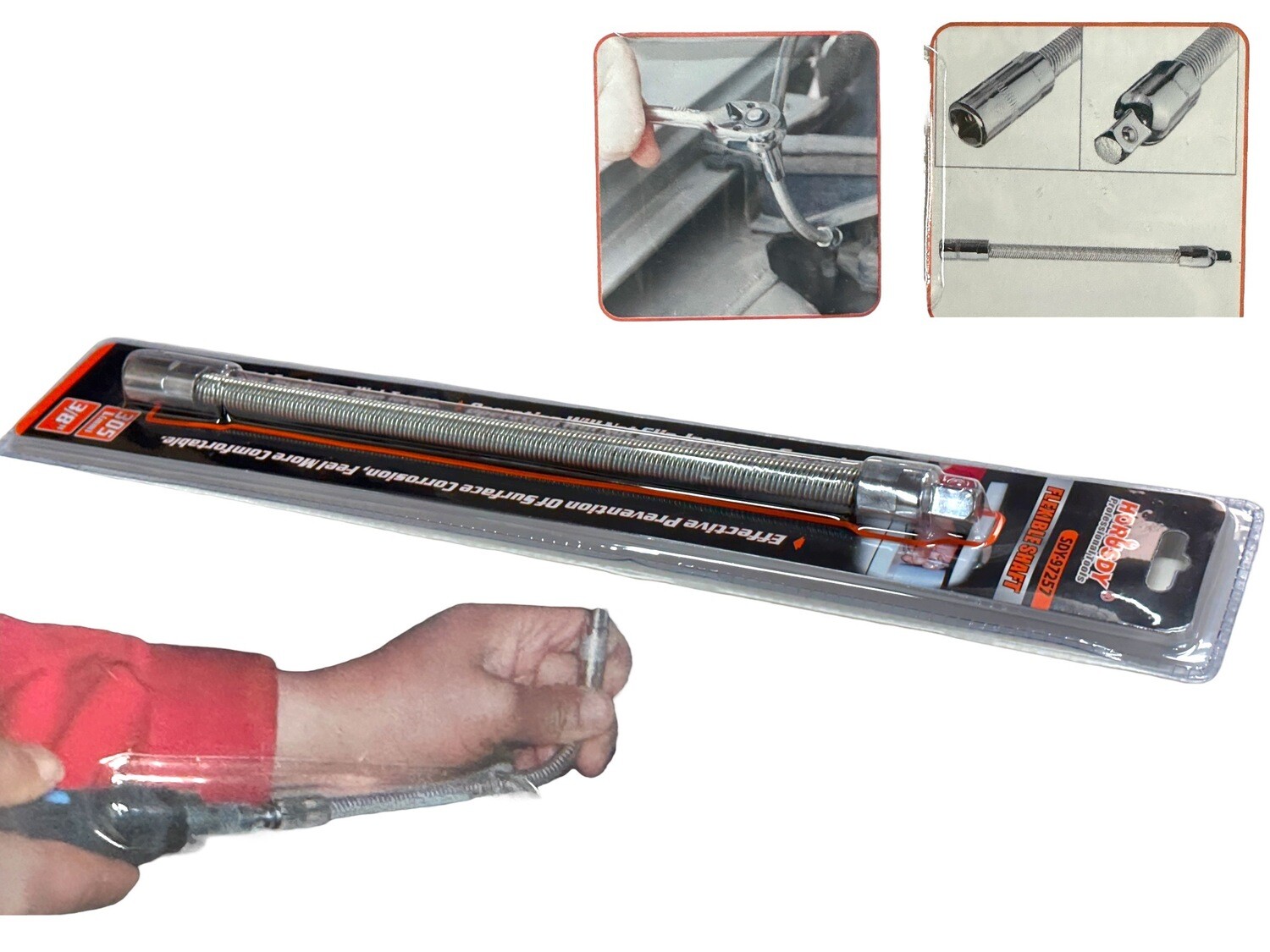 3/8” Flexible Extension 305mm