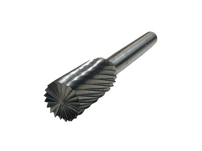 Parallel Flat Top with Cutters Carbide Burr 10mm x 20mm 6mm Shank