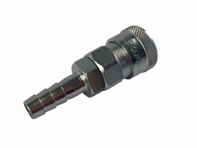 Air Hose Coupling Hi Flow Quick Release x 3/8&quot; Barb