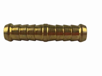 Air Hose Fitting Brass 3/8” Barbed Joiner