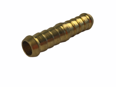 Air Hose Fitting Brass 3/8” Barbed Joiner