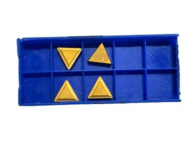 Solid Lathe Tool Tip Triangle 15.3mm x 3.6mm SOLD INDIVIDUALLY