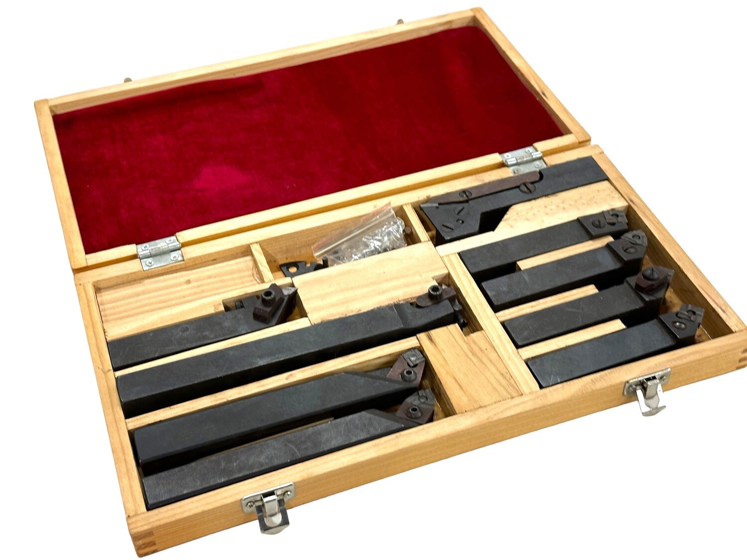 9 Piece Lathe Tool Set 20mm Includes Spare Tips