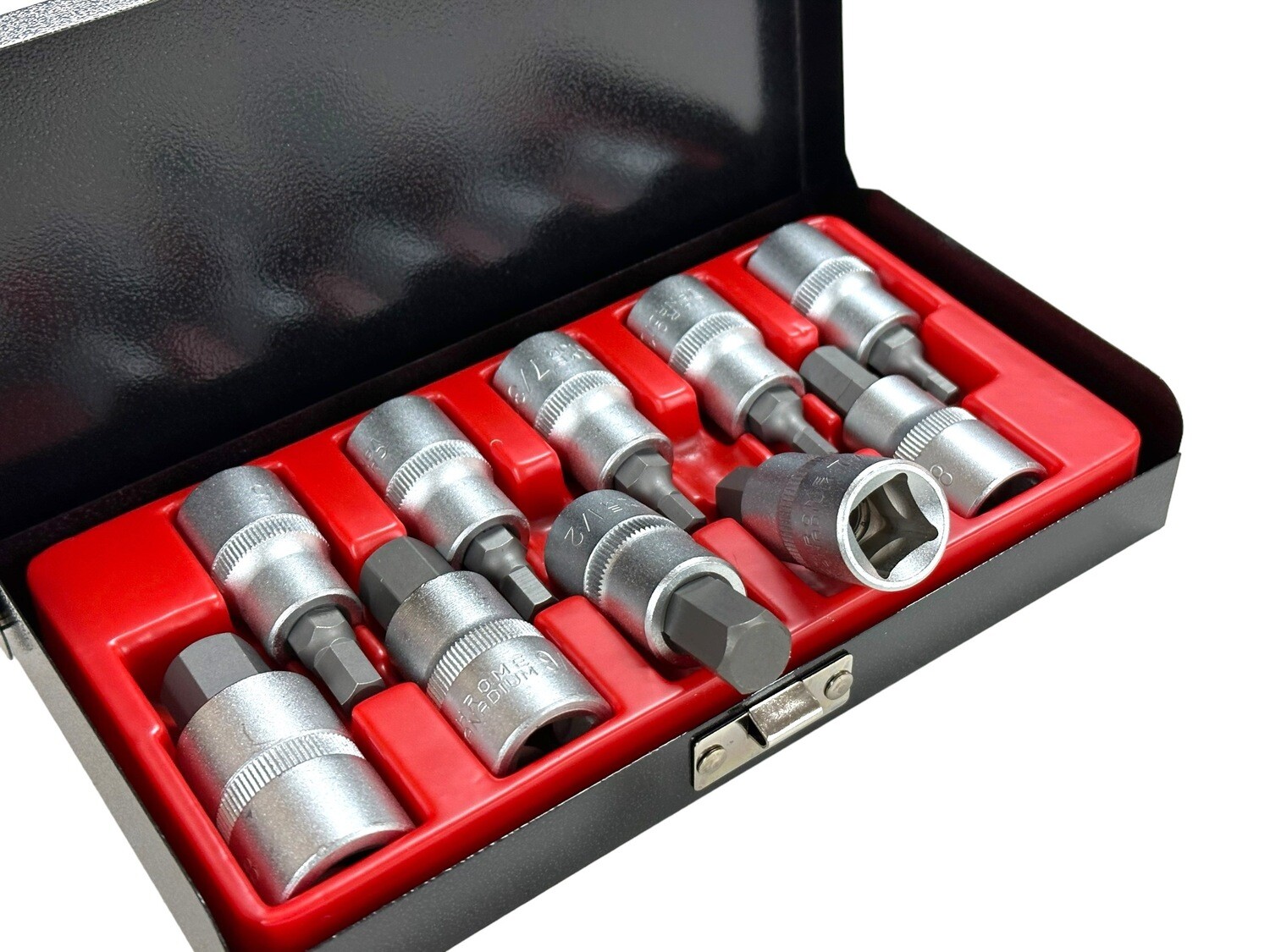 10pc hex socket set Imperial 1/2&quot; Drive