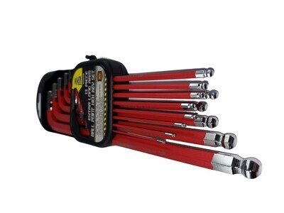 13pc SAE Extra Long Arm Hex Allen Key Set Ball Point Imperial