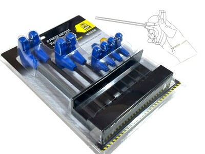 8 Piece T Handle Hex Keys