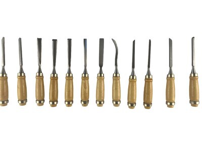 12Pc Wood Carving Chisels