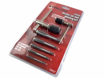 7 Piece Metric Tap and Wrench Set