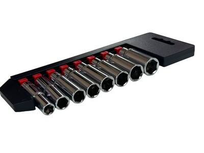 3/8" Dr Metric Deep Socket Set 8PC