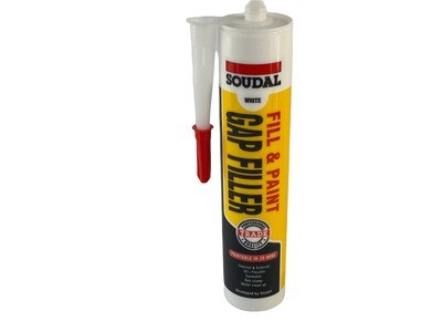 Soudal Fill and Paint Gap Filler White 300ml