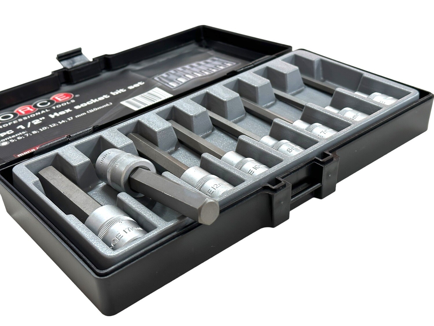 1/2&quot; Dr 8 Piece Hex Sockets