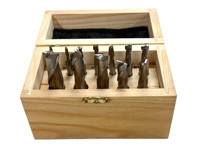 12Pc Milling Cutter Set