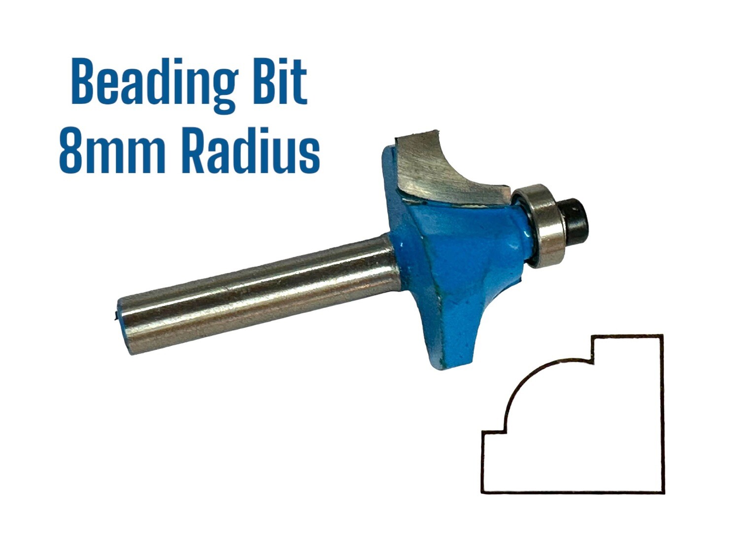 8mm Beading Router Bit